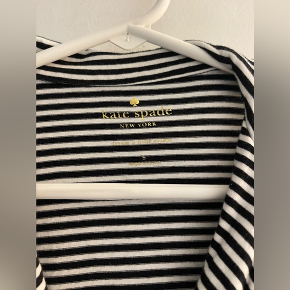 Kate Spade striped pajama top-size small - Picture 4 of 5